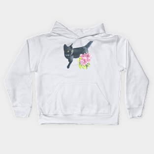 I chose you, watercolor painting Kids Hoodie